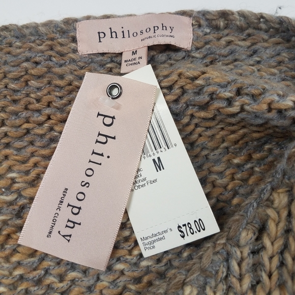 Philosophy Ombre Knit Wool Mohair Sweater - Picture 4 of 6